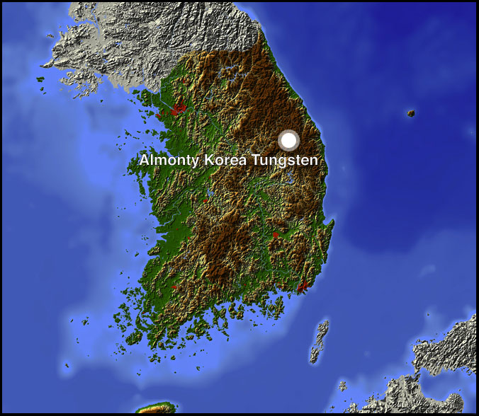 Almonty Korea Tungsten