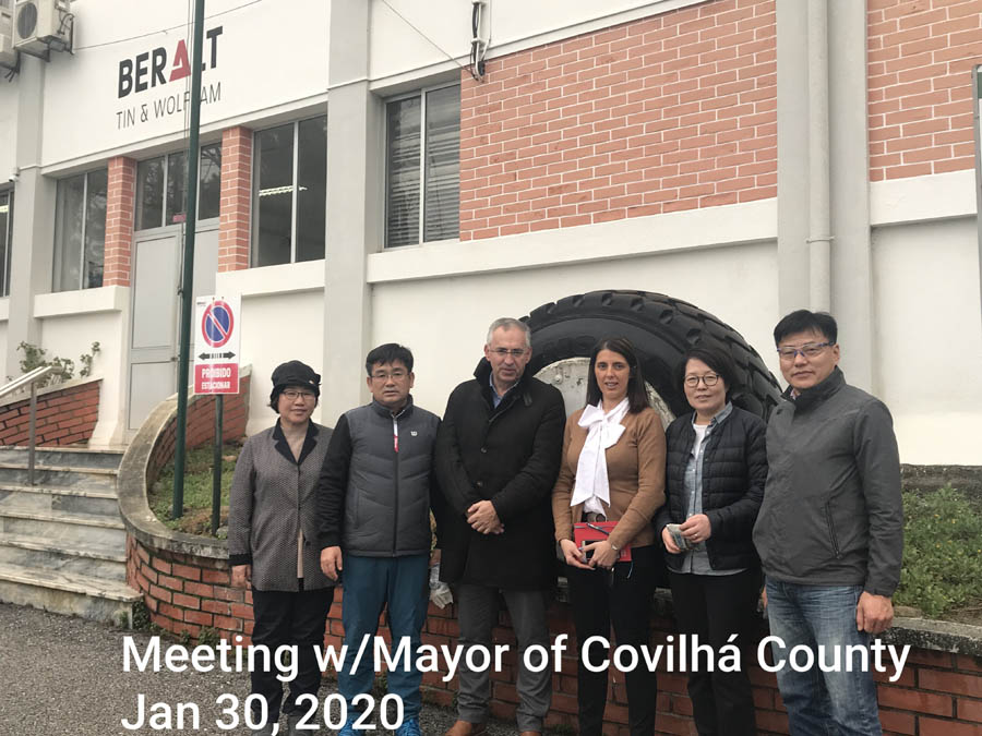 Meeting with Mayor of Covilha County - 30 Jan 2020