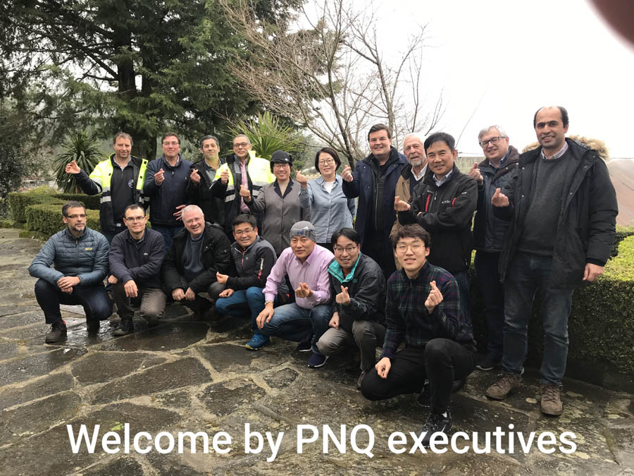 Begrüßung durch PNQ Executives