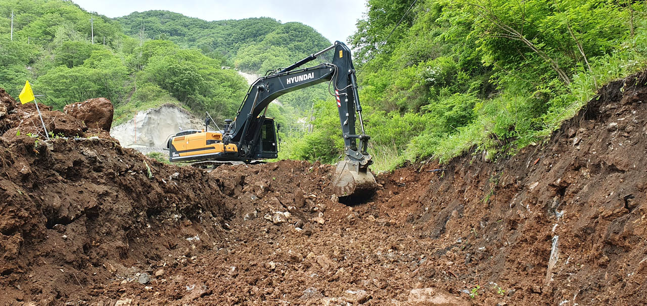 Sangdong-Minenstraße und Flussumleitungsprogramm