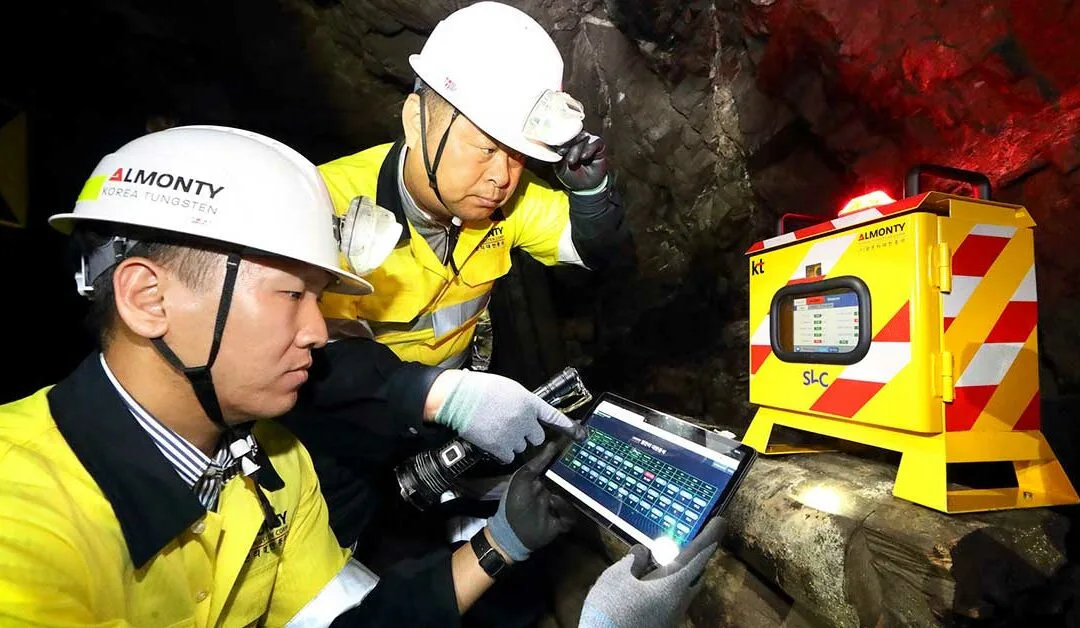 Infrastructure setup at Sangdong Mine